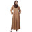 NAZNEEN EMBROIDERY AT SLEEVE 2 SIDE POCKET FRONT OPEN ABAYA