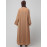 NAZNEEN EMBROIDERY AT SLEEVE 2 SIDE POCKET FRONT OPEN ABAYA