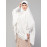 Nazneen stretchable Jersey smoking at  sleeve  Jilbab cum prayer khimar  Hijab