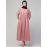 Nazneen Pleats at chest Smoking Sleeve Casual Abaya / Naqab/ Burqa