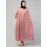 Nazneen Pleats at chest Smoking Sleeve Casual Abaya / Naqab/ Burqa
