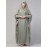 Nazneen Head to toe long cuff ready to wear one pc Jilbab with Naqab/Prayer hijab for umrah and hajj