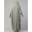 Nazneen Head to toe long cuff ready to wear one pc Jilbab with Naqab/Prayer hijab for umrah and hajj
