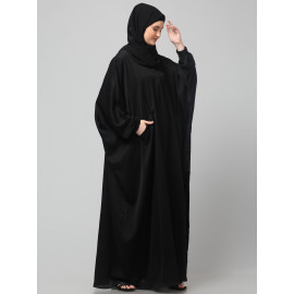 NAZNEEN 2 FRONT POCKET ELASTIC AT SLEEVE FREE SIZE NIDA KAFATN 
