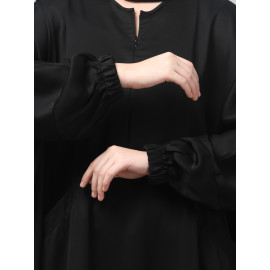 NAZNEEN 2 FRONT POCKET ELASTIC AT SLEEVE FREE SIZE NIDA KAFATN 