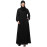 NAZNEEN EMBROIDERED SLEEVE  WITH ELASTIC  A LINE MATT NIDA ABAYA WITH HJAB