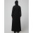 NAZNEEN EMBROIDERED SLEEVE  WITH ELASTIC  A LINE MATT NIDA ABAYA WITH HJAB