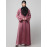 Nazneen Sleeves and Hijab Thread Embrodery Front Open Mauve Abaya