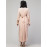 Nazneen Pleats at chest Smoking Sleeve Casual Abaya / Naqab/ Burqa