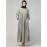Nazneen Pleats at chest Smoking Sleeve Casual Abaya / Naqab/ Burqa