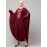 Naznee Neck and Sleeve Embroidery with Cuff sleevs free Size  Kaftan
