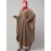 Naznee Neck and Sleeve Embroidery with Cuff free size Kaftan