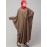 Naznee Neck and Sleeve Embroidery with Cuff free size Kaftan