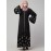 Nazneen Front Open Front & Back sleeve Embroidered  Abaya cum Kaftan