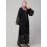 Nazneen Front Open Front & Back sleeve Embroidered  Abaya cum Kaftan