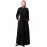 Nazneen Front Open with Belt and Elastic at cuff Casual Abaya