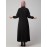 Nazneen Front Open one side Thread embroidery  Casual Abaya