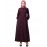 Nazneen Pleats at front and sleeve Front open Casual Abaya