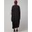 Nazneen front and sleeve embroidery contrast sleeve Kaftan