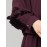 Nazneen Frill at waist shoulder double sleeve flare casual Abaya