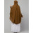 Nazneen stretchable smoking at wrist knee length Jilbab cum prayer khimar Hijab