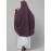 Nazneen stretchable smoking at wrist knee length Jilbab cum prayer khimar Hijab