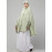 Nazneen stretchable smoking at wrist knee length Jilbab cum prayer khimar Hijab