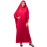 Nazneen Smoking Sleeve Tie at Back Ready for Namaz hajj and Umrah To Wear Instant Full Size knits Jilbab/Naqab Hijab