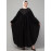Nazneen Yoke and Gathered Front and Back Pleated sleeve Free size Kaftan abaya