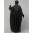 Nazneen Yoke and Gathered Front and Back Pleated sleeve Free size Kaftan abaya