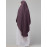 Nazneen Ready to Wear tie at back with Naqab instant Khimer Prayer hijab For Hajj and Umrah
