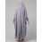 Nazneen Head to toe long cuff ready to wear one pc Jilbab with Naqab/Prayer hijab for umrah and hajj