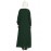 Nazneen halal fashion  Front open Abaya-Bottle Green with side pocket