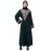 Nazneen Round Neck Front and sleeve drop Embroidery Abaya