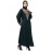Nazneen Round Neck Front and sleeve drop Embroidery Abaya