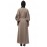Nazneen long cuff full balloon sleeve with belt A line Abaya