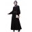 Nazneen long cuff full balloon sleeve with belt A line Abaya