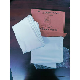 Nazneen  Plain Cotton Ihram Ehram Ahram for Men in prayer of Hajj and Umrah 2pcs set  (top and Bottom)