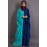 Nazneen Contrast One Piece Casual Abaya