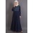 Nazneen Embellished Navy Party Burqown ( Burqa+Gown)
