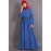 Nazneen Lace at Waist and Sleeve Classic Abaya
