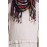 Nazneen Raw/Frayed Edge Pleats at Waist Funky Abaya
