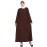 Nazneen Front Placket Till Waist Casual Abaya