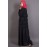 Nazneen Gathers Panels At Back Bohemian Abaya
