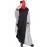 Nazneen Kaftan Style Contrast Black Grey Irani Abaya