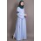 Nazneen Lace At Waist And Sleeve Classic Abaya