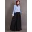 Nazneen Pleated Contrast Casual Chic Abaya
