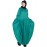 Nazneen Pleating At Waist Stretchable Knits Travel Abaya