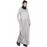 Nazneen Pleating At Waist Stretchable Knits Travel Abaya