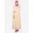 NAZNEEN EMBELISHED PEACH BURQOWN